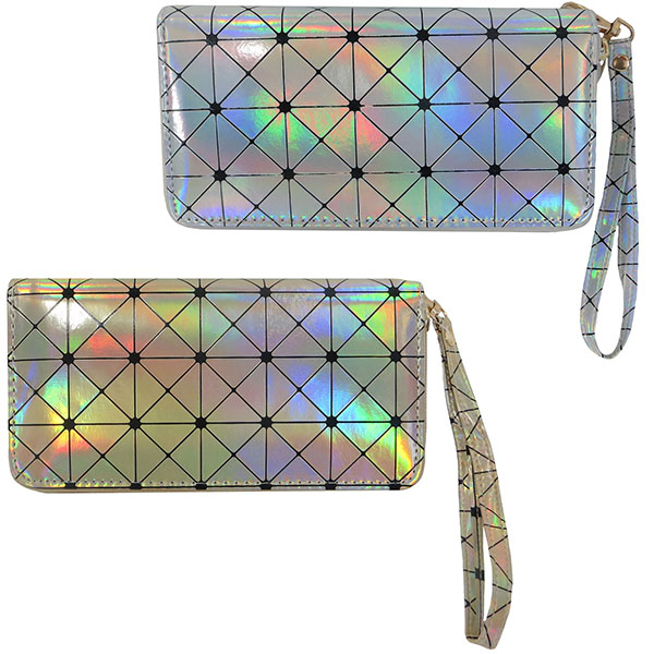 Wallets w/ Wristlet - Metalic Prints