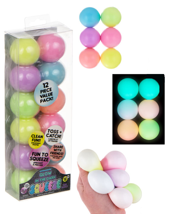 Toss & Catch Squeeze Balls - 12-Pack