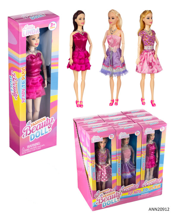 ''12'''' Fashion Beauty Dolls - Assorted Styles''