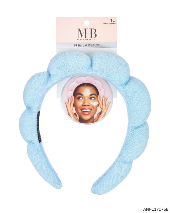 MHB (Must Have Beauty) Premium Spa HEADBANDs - Light Blue