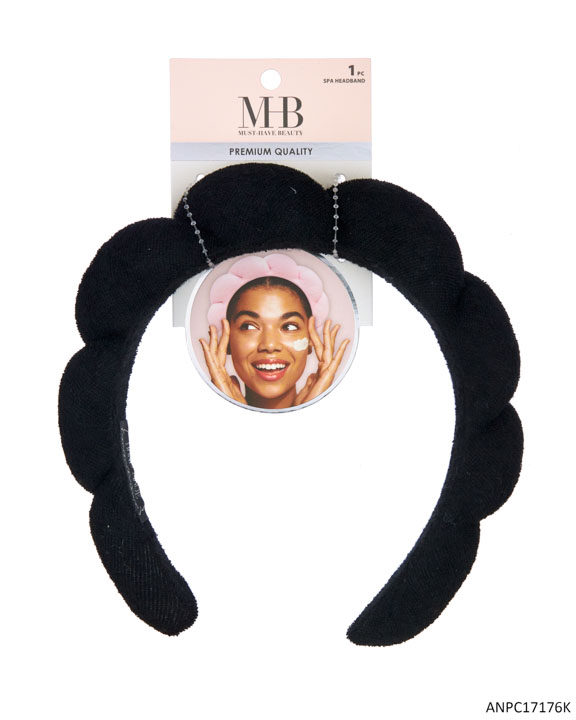 MHB (Must Have Beauty) Premium Spa HEADBANDs - Black