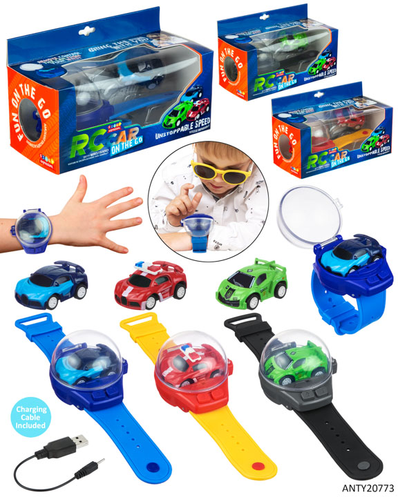 RC CAR On the Go Wristbands w/ Charging USB Cable