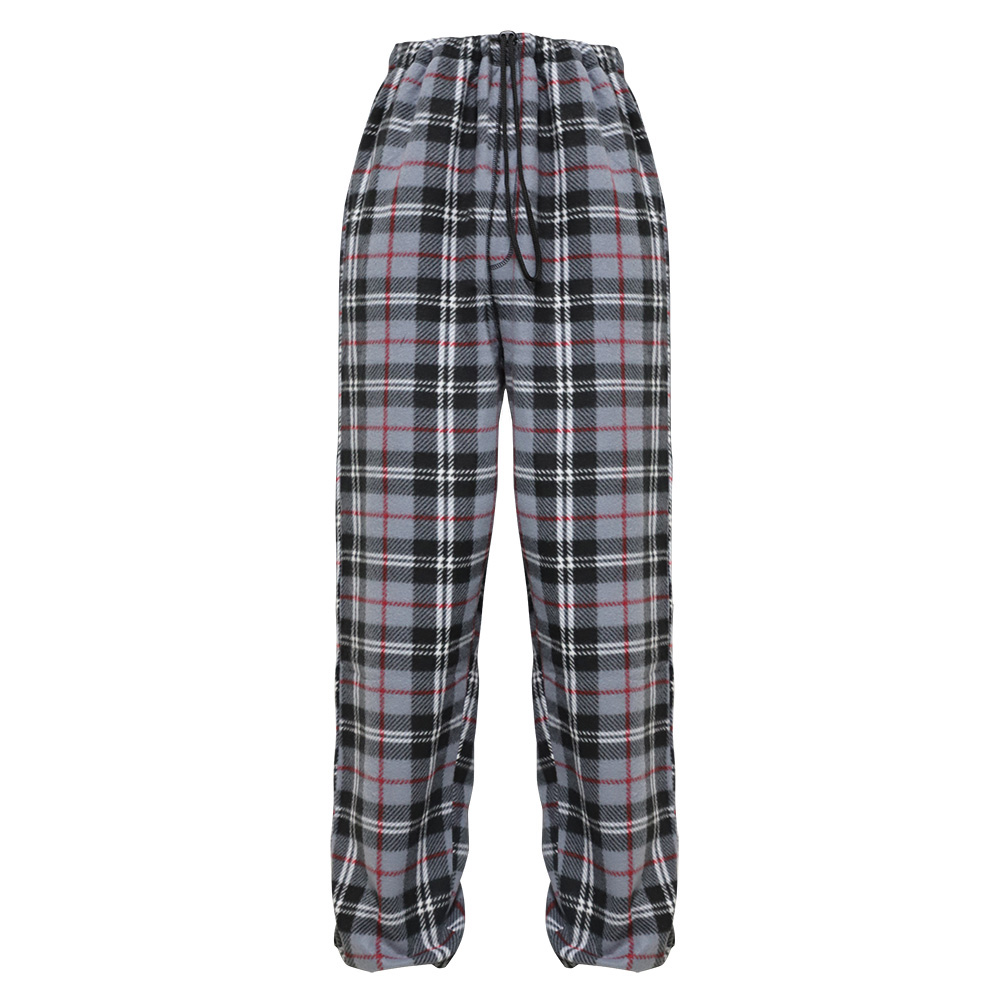 ''Men's Plaid Flannel Pajama PANTS - Red, Black, & Grey - Sizes Small-2XL''