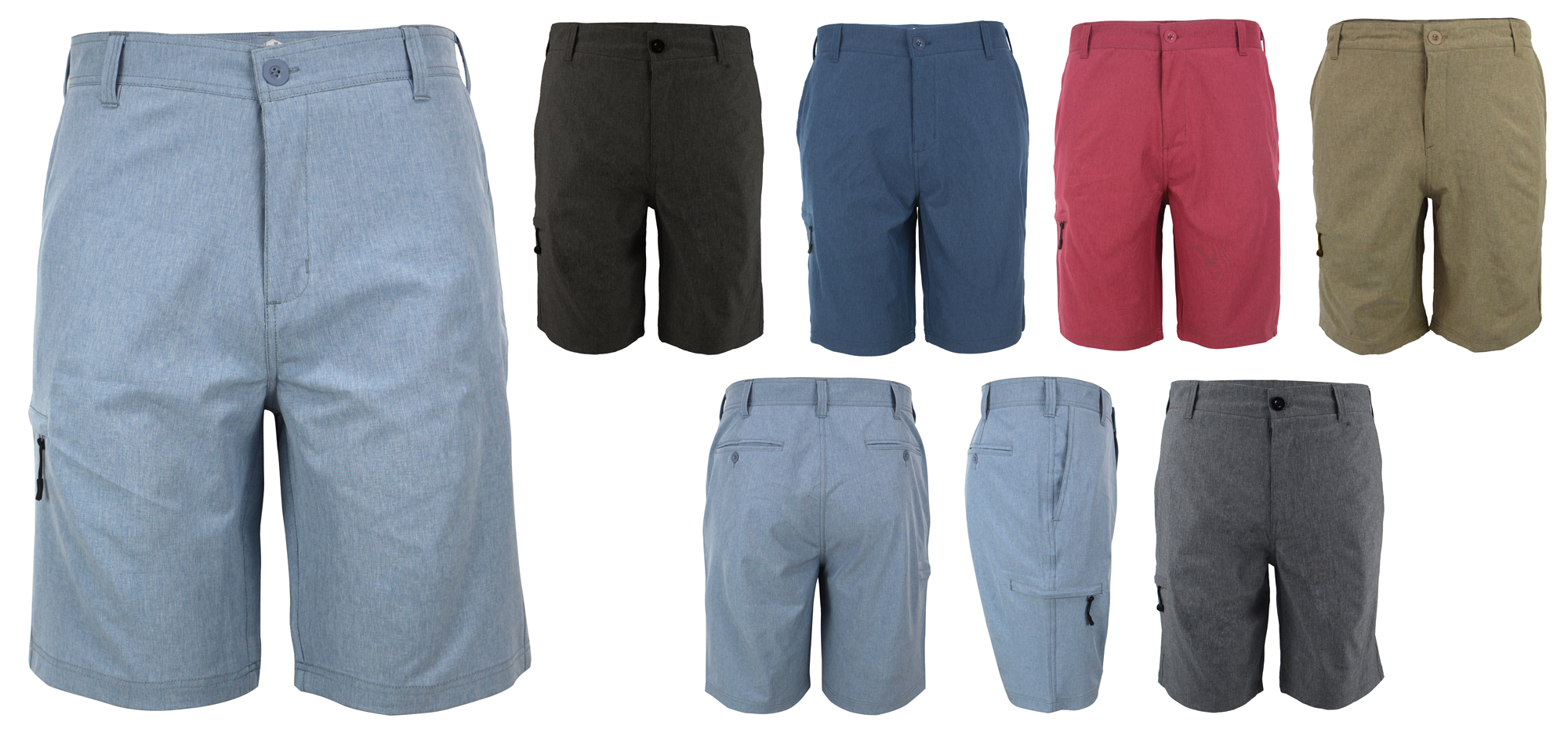 Men's Hybrid Wet/Dry SHORTS w/ 4-Way Stretch - Choose Your Color(s)