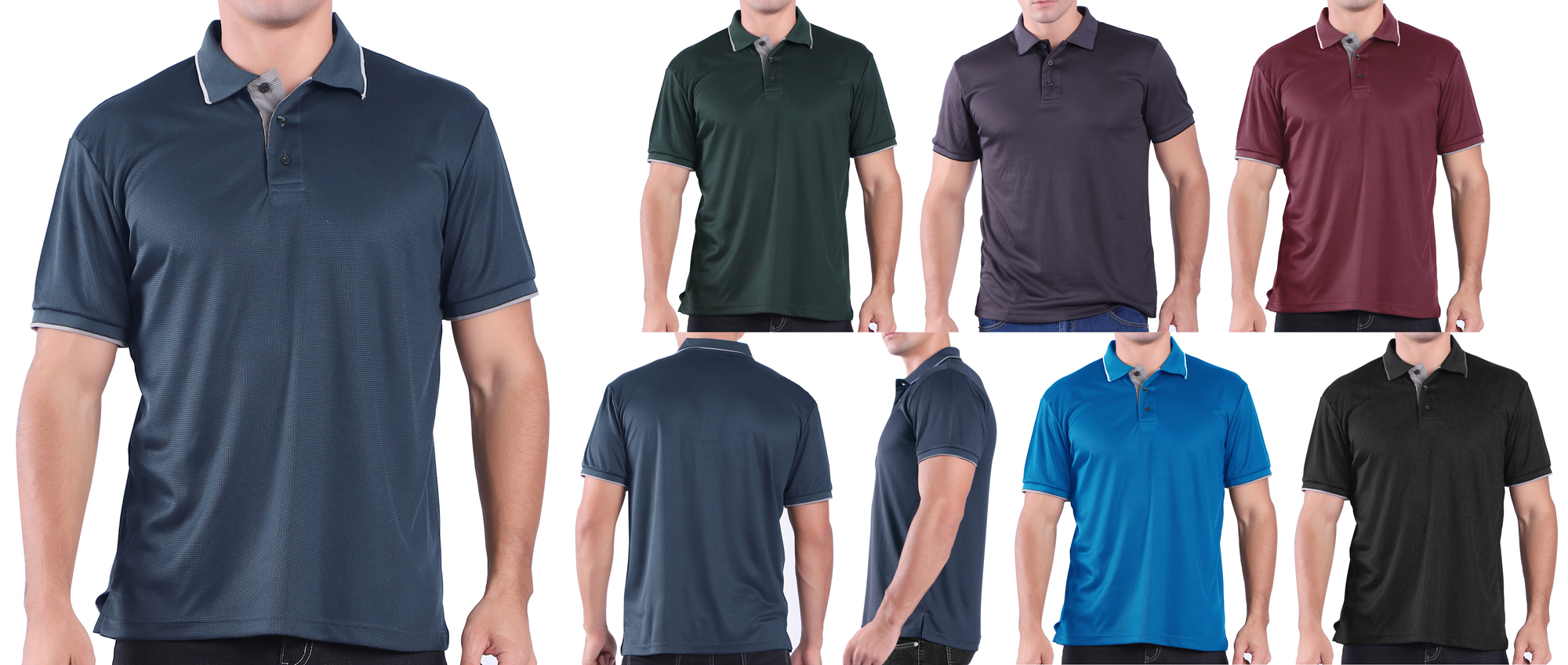 Men's Waffit Polo T-SHIRTs - Choose Your Color(s)