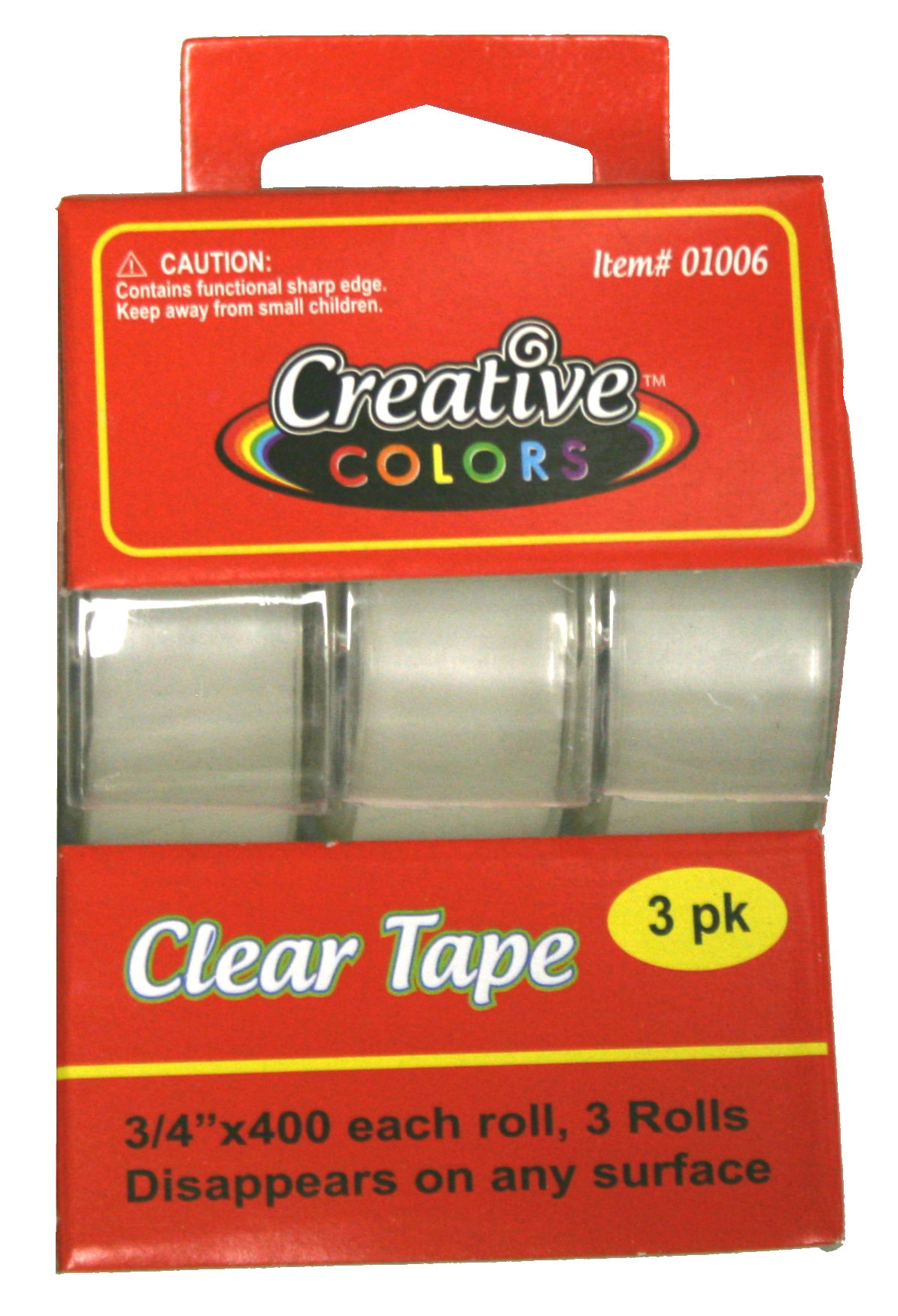 Clear TAPE 3 Packs