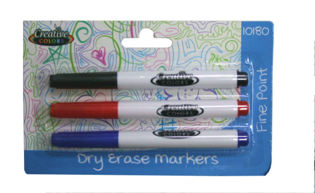 Dry Erase Markers - 3 Pack