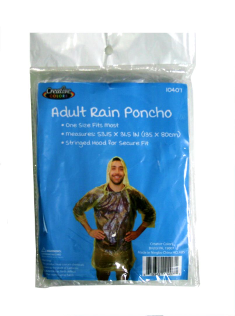 Adult Rain PONCHOs