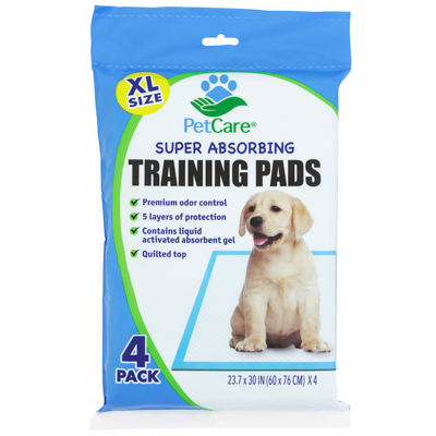 Pet Training Pads 4ct Xlarge 23.7x30 Pet CARE