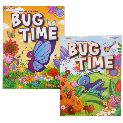 COLORING BOOK Bug Time 2 Asst In Floor Display Ppd $3.95