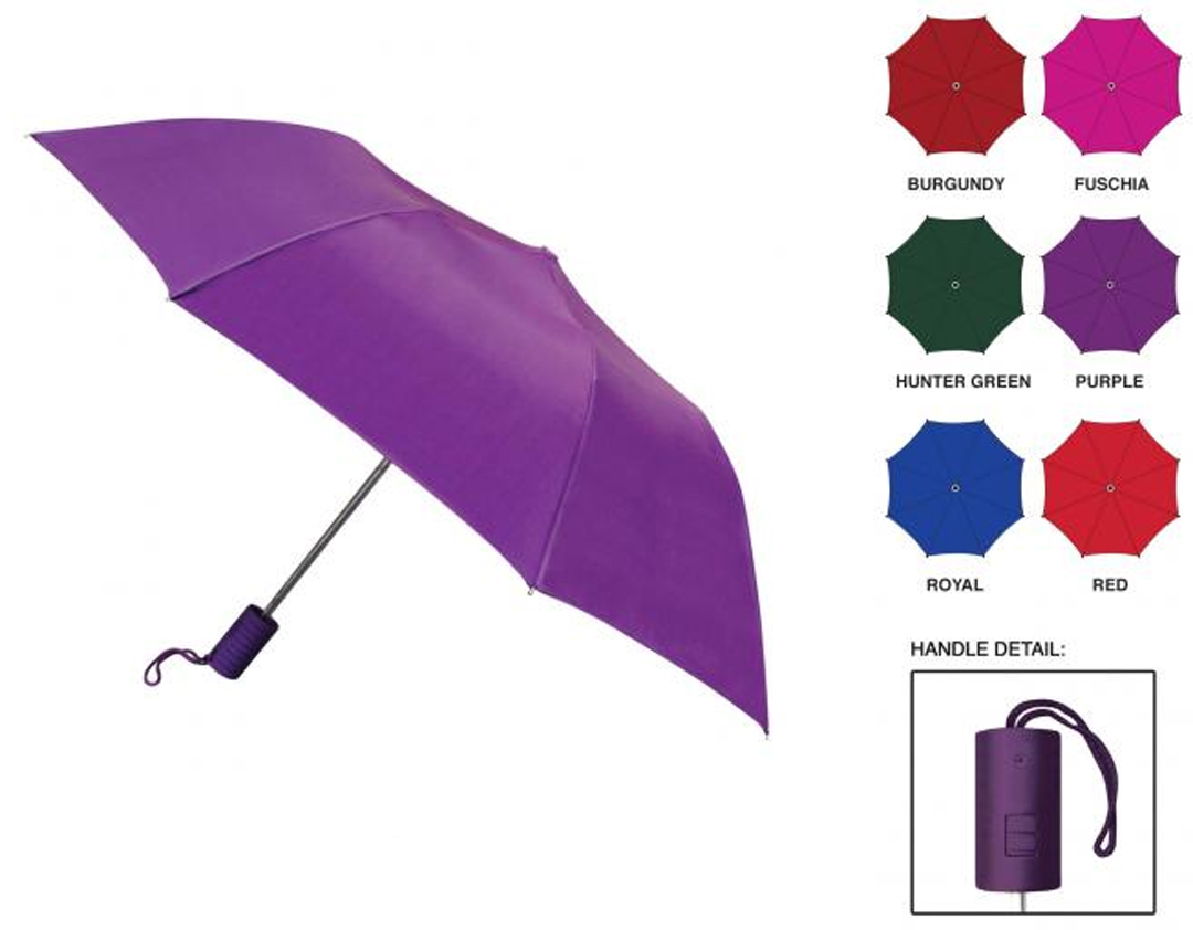 WeatherZone 42'' Arc Colorful Automatic Folding UMBRELLAs