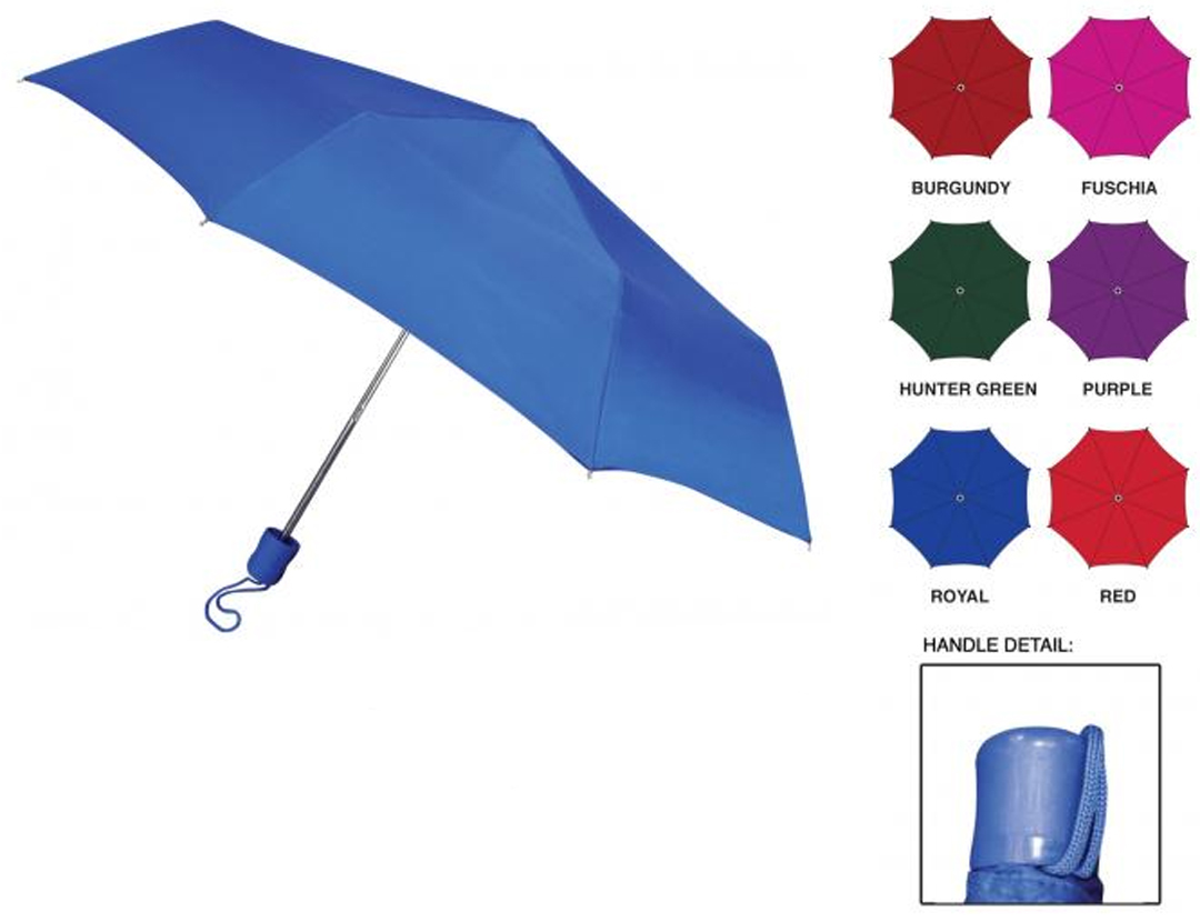 WeatherZone 42'' Arc Colorful Super Mini UMBRELLAs