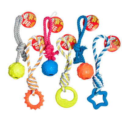 ''Dog TOY Rope Chews Assortment6 Styles And Colors In Pdq#c11068, C11010''