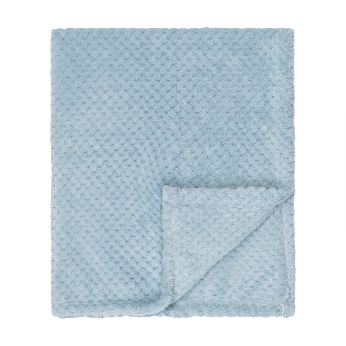 30 X 40 Baby FLEECE BLANKET - Light Blue