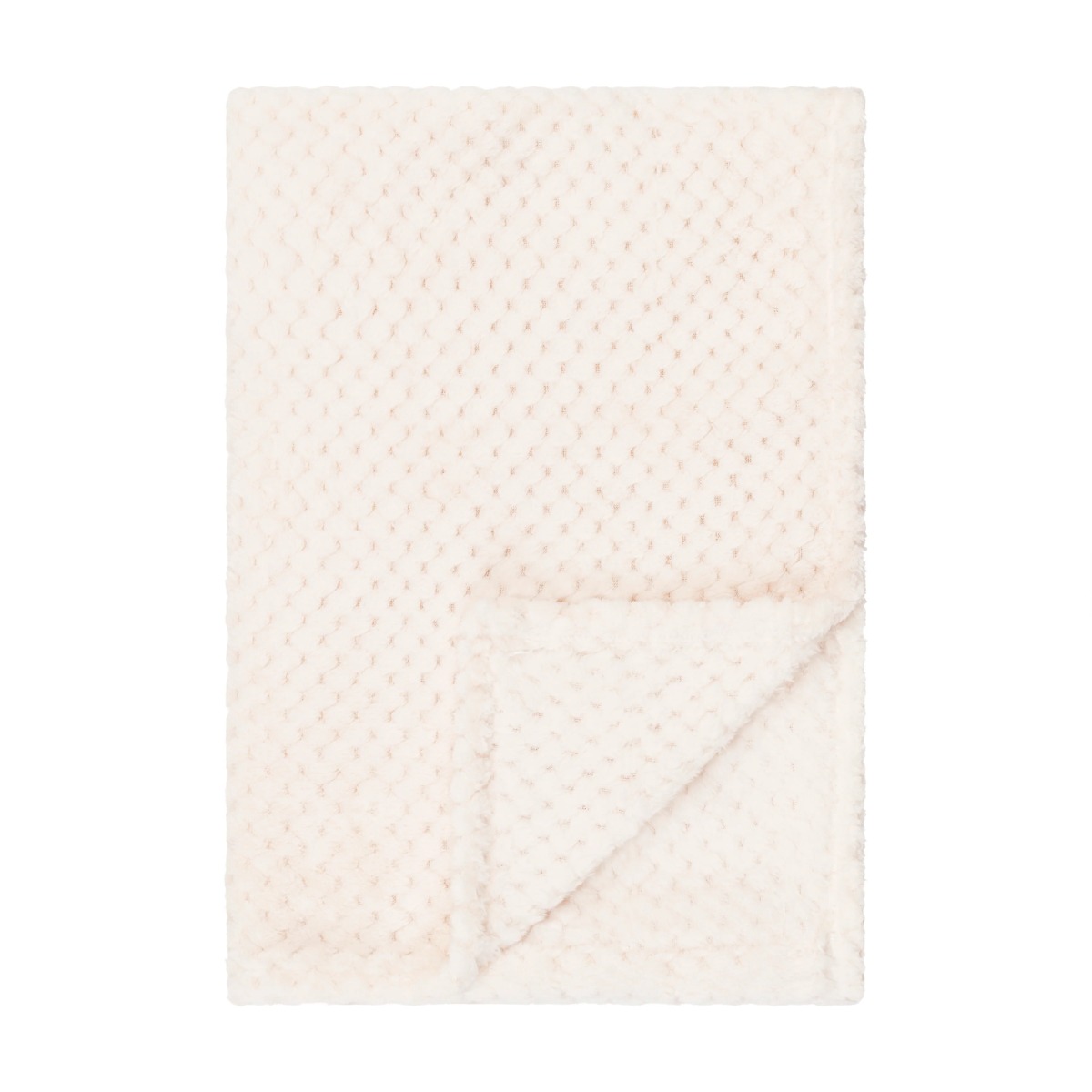 30 X 40 BABY Fleece Blanket - Waffle Beige