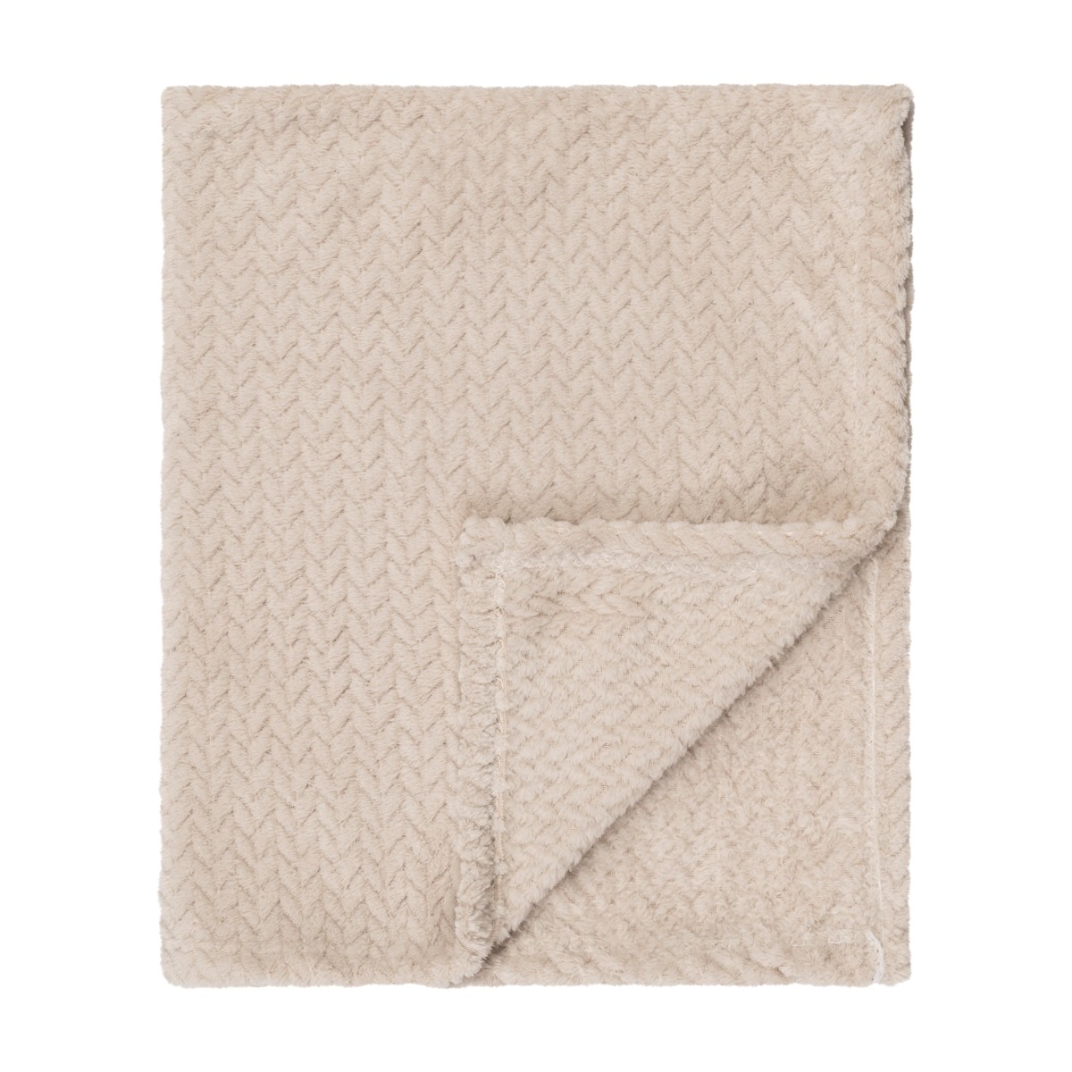 30 X 40 Baby FLEECE BLANKET - Dark Beige