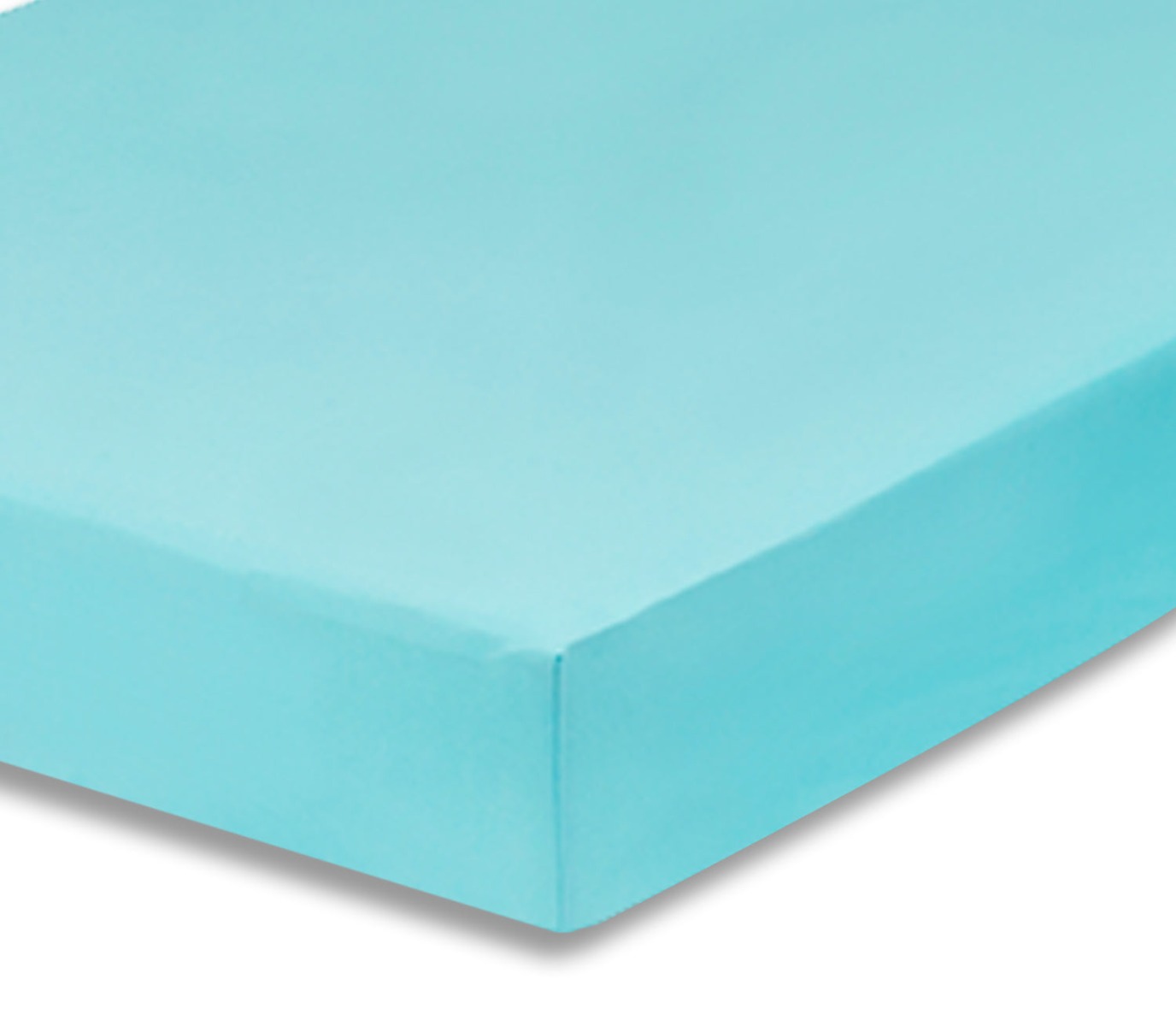 Fitted Crib Sheet - Aqua