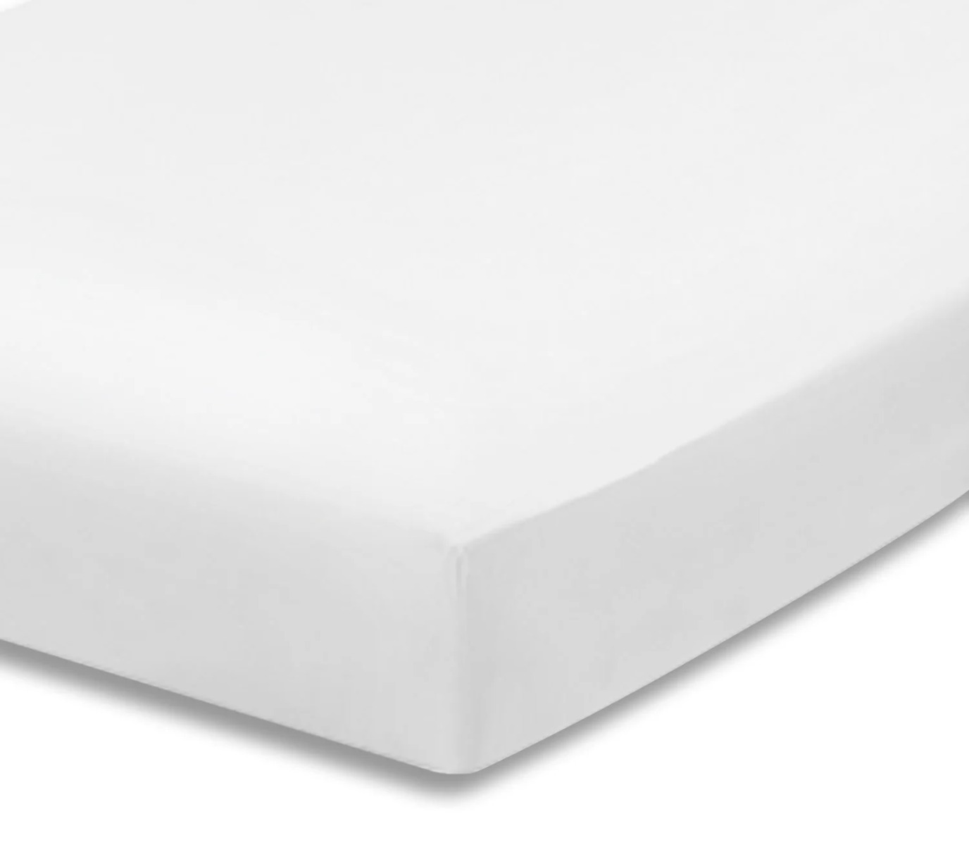 Fitted Crib SHEET - White