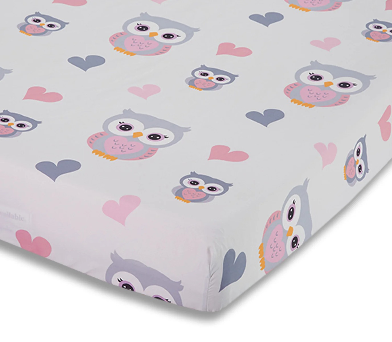 Fitted Crib Sheet -  Sheet Sweet Owls Print