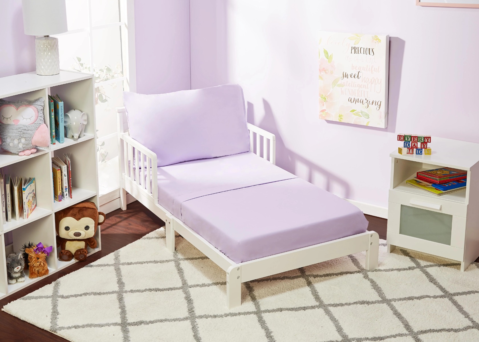 3-Piece Toddler SHEET Sets - Lavender