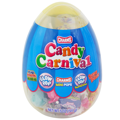 Easter CANDY Charm CANDY Caramel Filled Jumbo Egg 5 Oz Counter Display