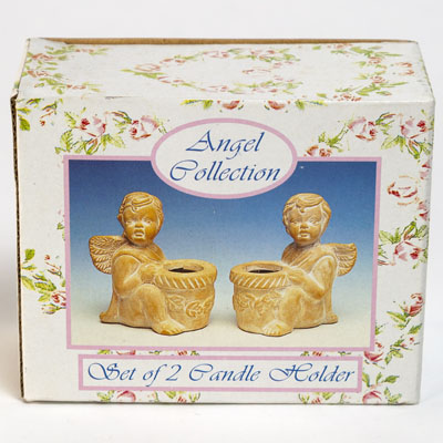 Angel CANDLE HOLDER Set Of 2color Box