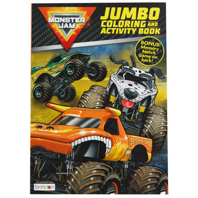 COLORING BOOK Monster Jam In 24pc Display Box