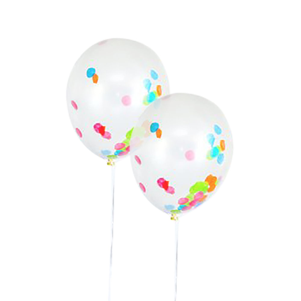 BALLOON w/ Confetti - 6-Packs