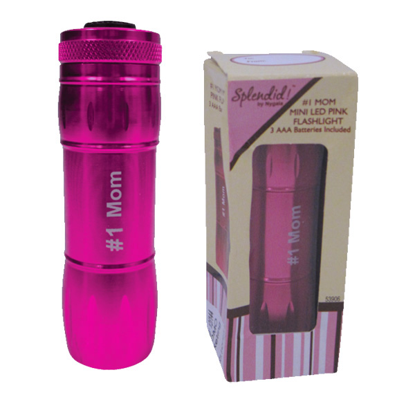 Mini LED FLASHLIGHT w/ Mother's Day Print - Pink