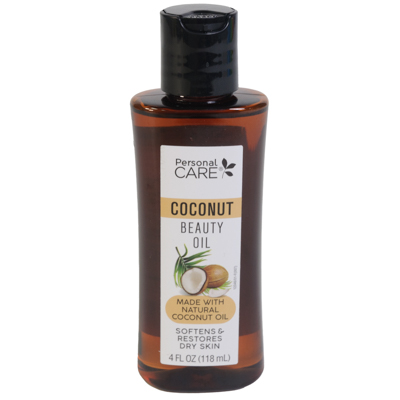 Coconut Beauty Oil 4oz Personal CARE W/saftey Seal Under Cap