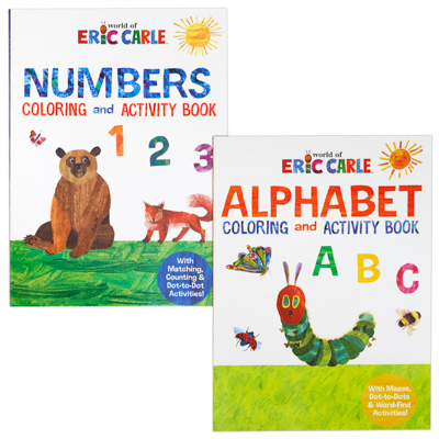 Eric Carle COLORING And Activity BOOKs 2 Assorted In Floor Display