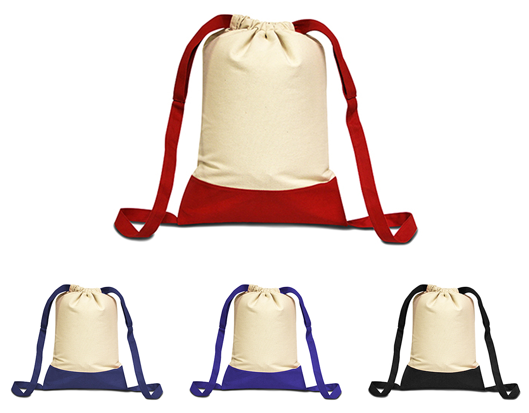 Cape Cod Cotton Drawstring BACKPACKS