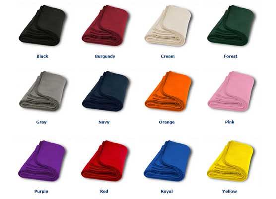 ''Promotional FLEECE Throws - 50'''' x 60''''''