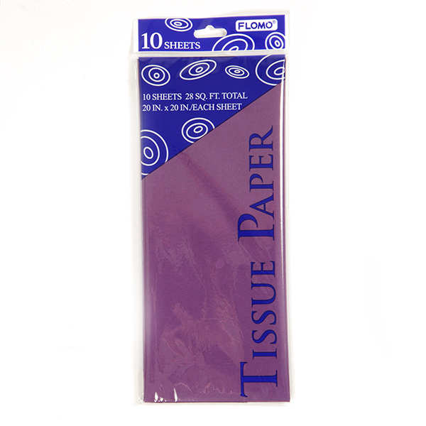 Hot Purple Tissue Paper - 10-Sheet-Packs