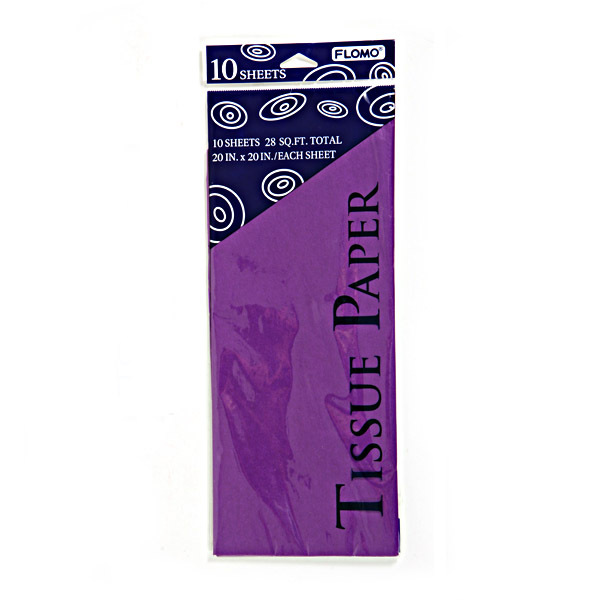 Purple Tissue Paper - 10-Sheet-Packs