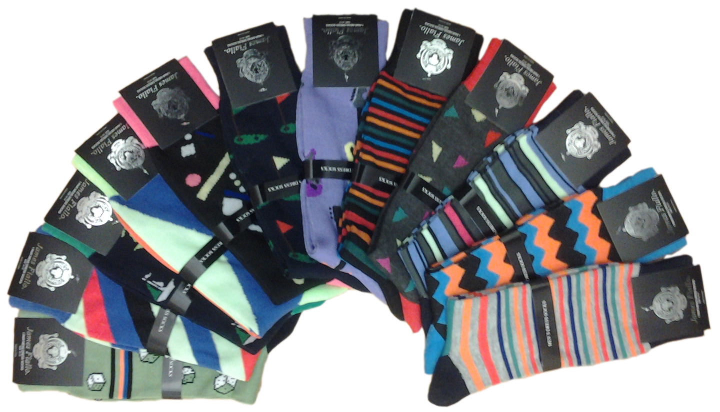 Men's Designer DRESS Socks - Assorted Prints - Size 10-13