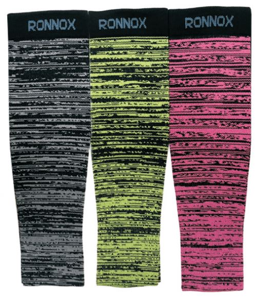 Men's Compression Tube SOCKS - Sizes Small-XL - Neon Heathered Prints