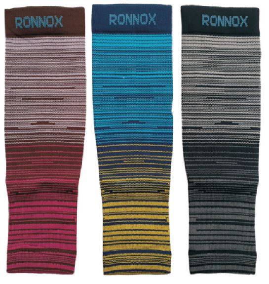 Men's Compression Tube SOCKS - Sizes Small-XL - Ombre Pattern Stripes