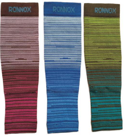 Men's Compression Tube SOCKS - Sizes Small-XL - Ombre Pattern Lines