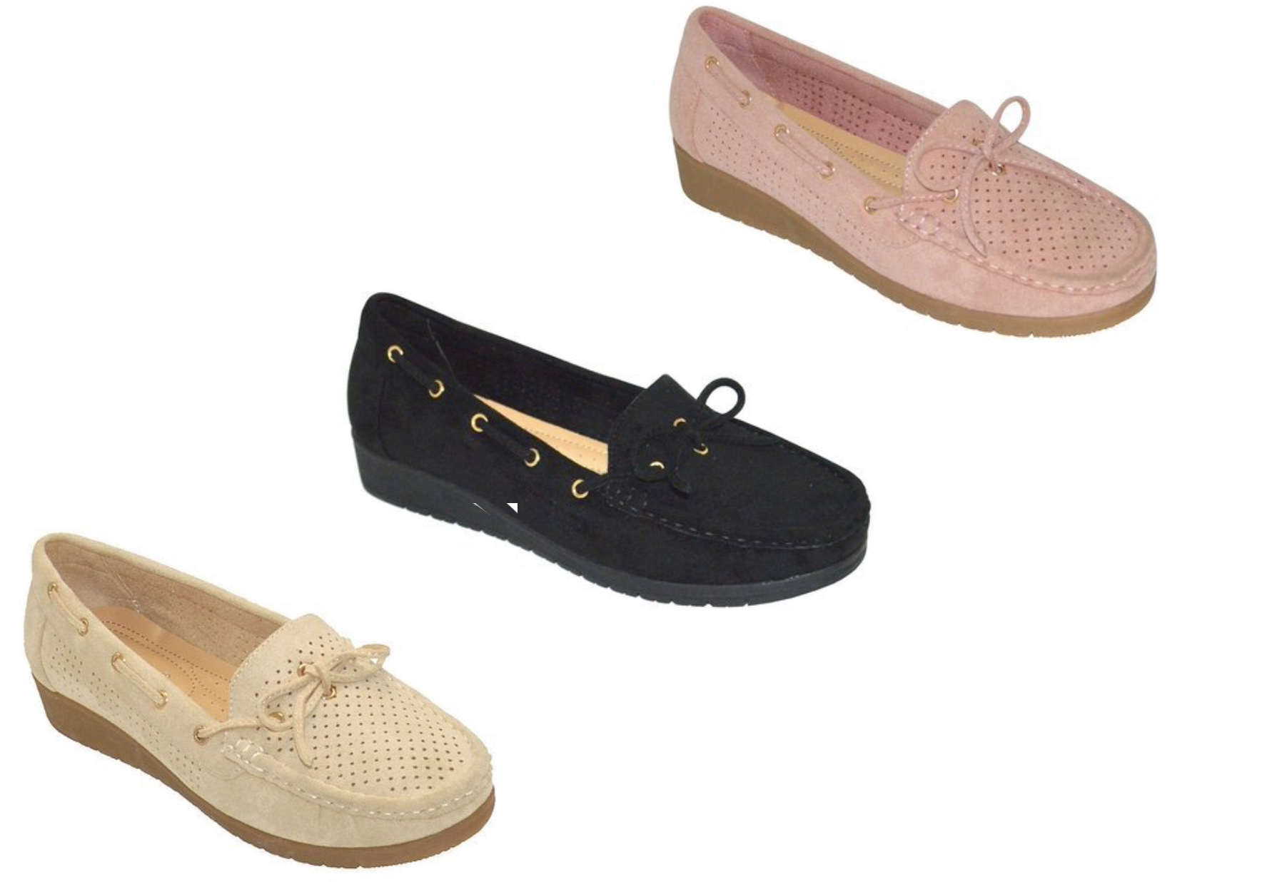 Women's Fashion Moccasin SHOES w/  Soft Footbed & Tribal Stich Detail - Choose Your Size(s) & Color(