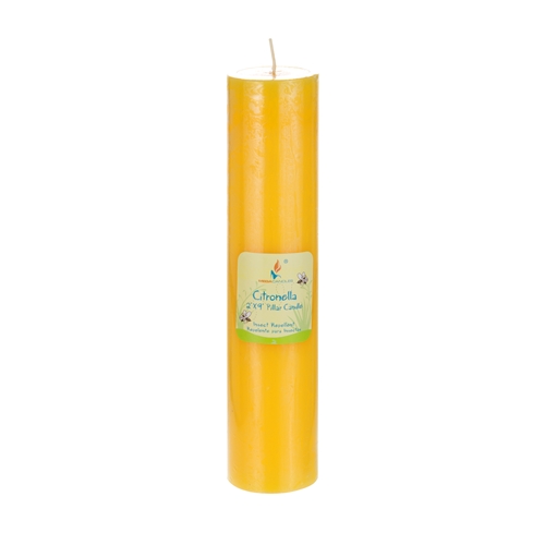 ''2'''' x 9'''' Round Insect Repelling Citronella Pillar CANDLES - Choose Your Color(s)''