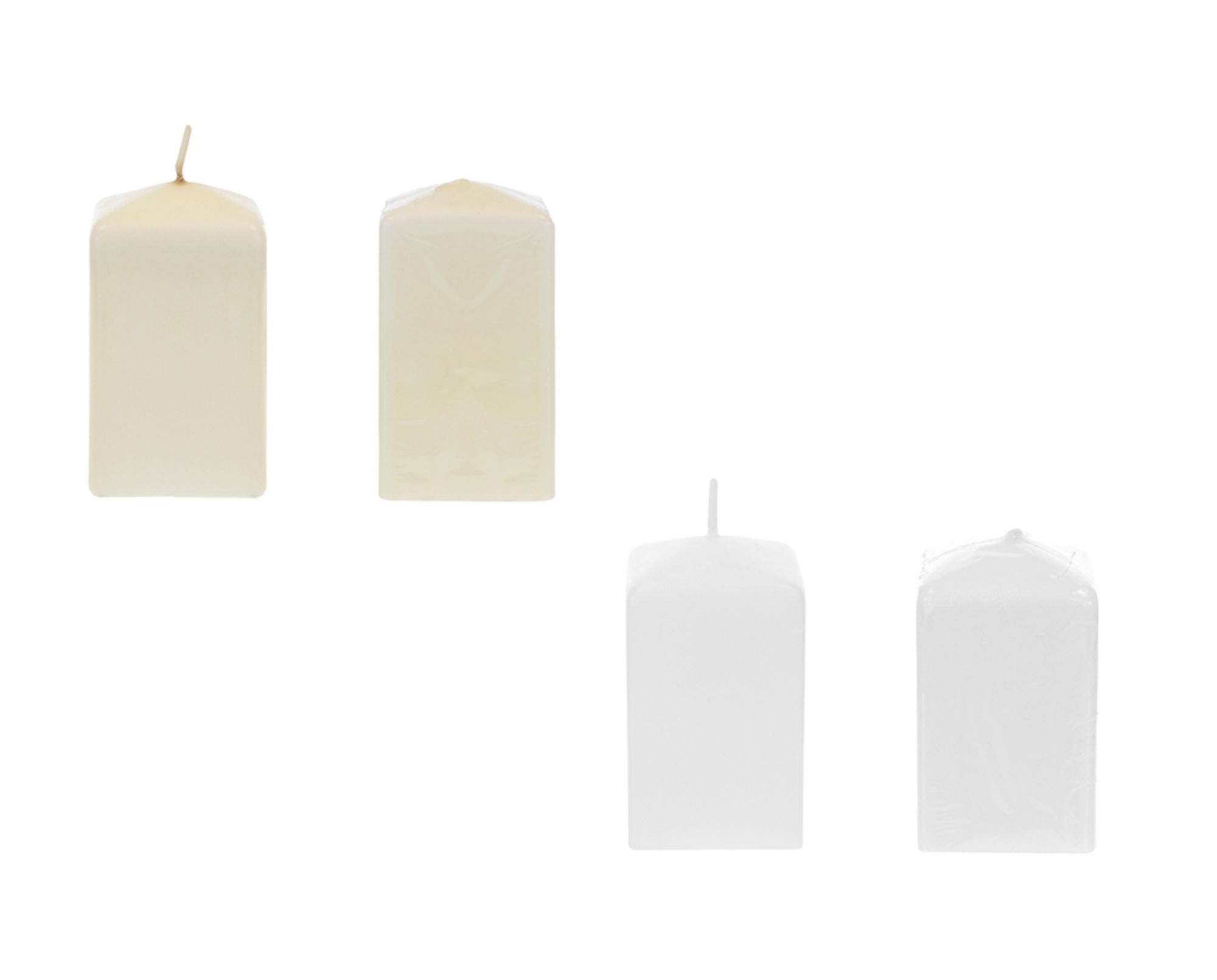 ''2'''' x 3'''' Unscented Dome Top Square Pillar CANDLE - Choose Your Color(s)''