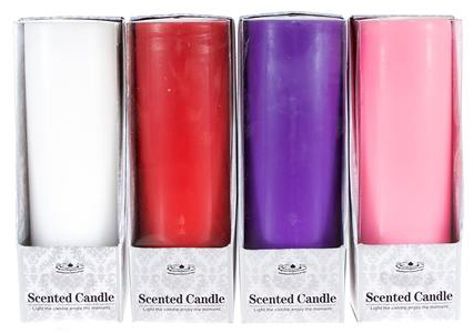 ''2''''x5'''' Round Scented Pillar CANDLES''