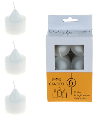 6 pcs Unscented Votive CANDLES