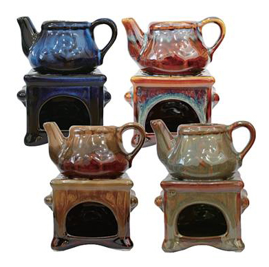 ''5'''' Tea Pot OIL BURNER - Asst''