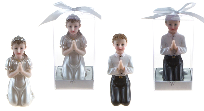 Baby St. Judas Poly Resin Candle Set w/ Gift Box