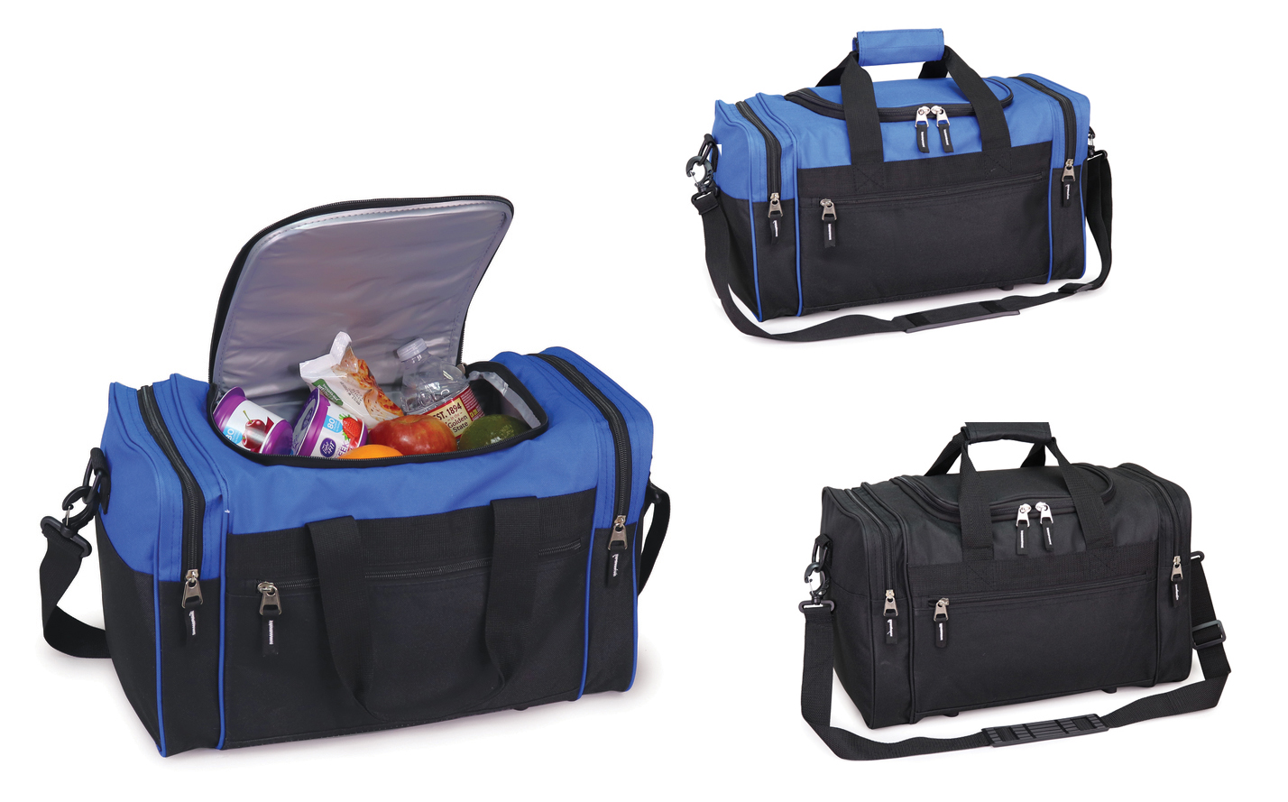 Insulated 30-Can Zip-Up DUFFLE Cooler BAGs - Choose Your Color(s)