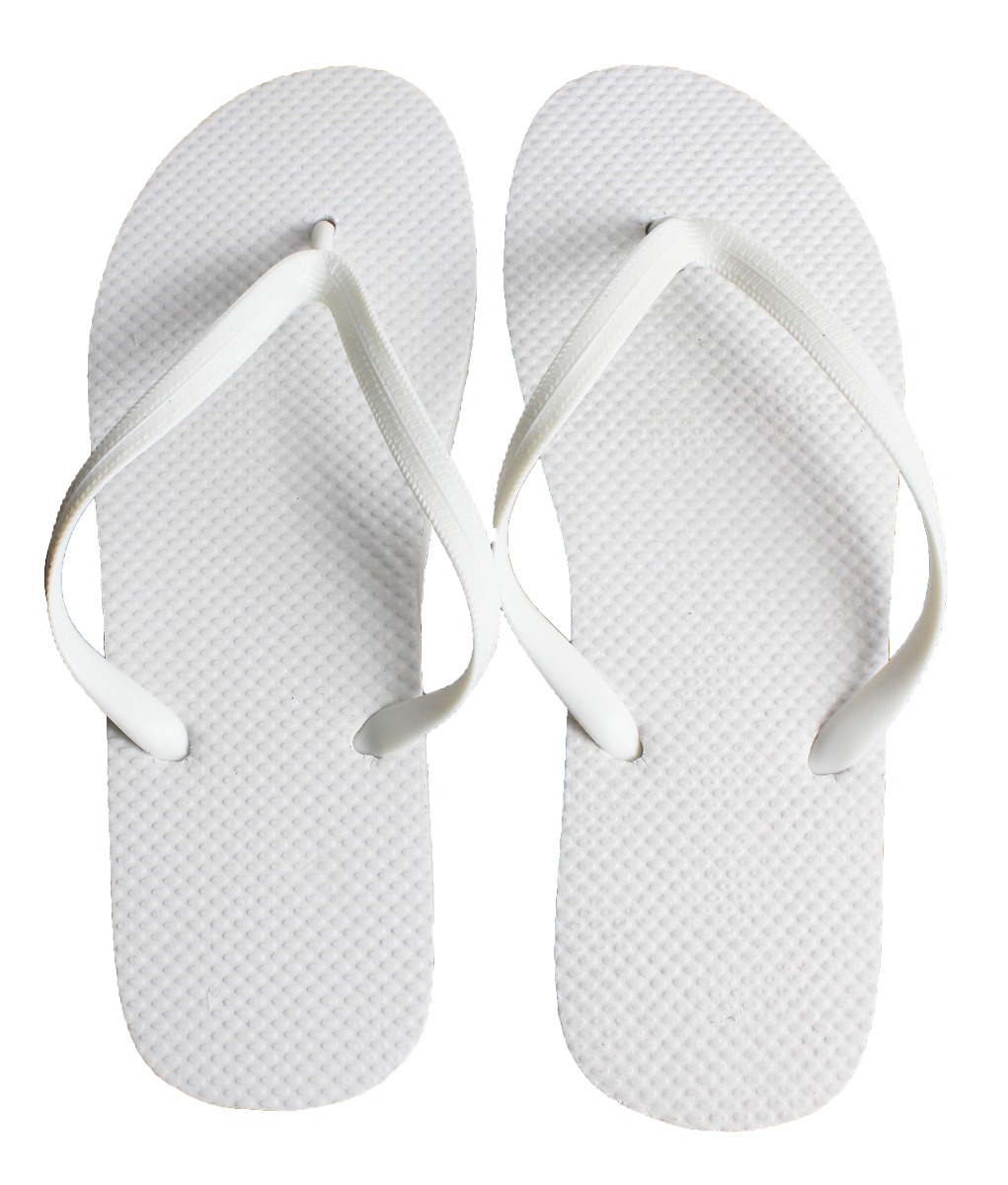 Women's White WEDDING Flip Flops