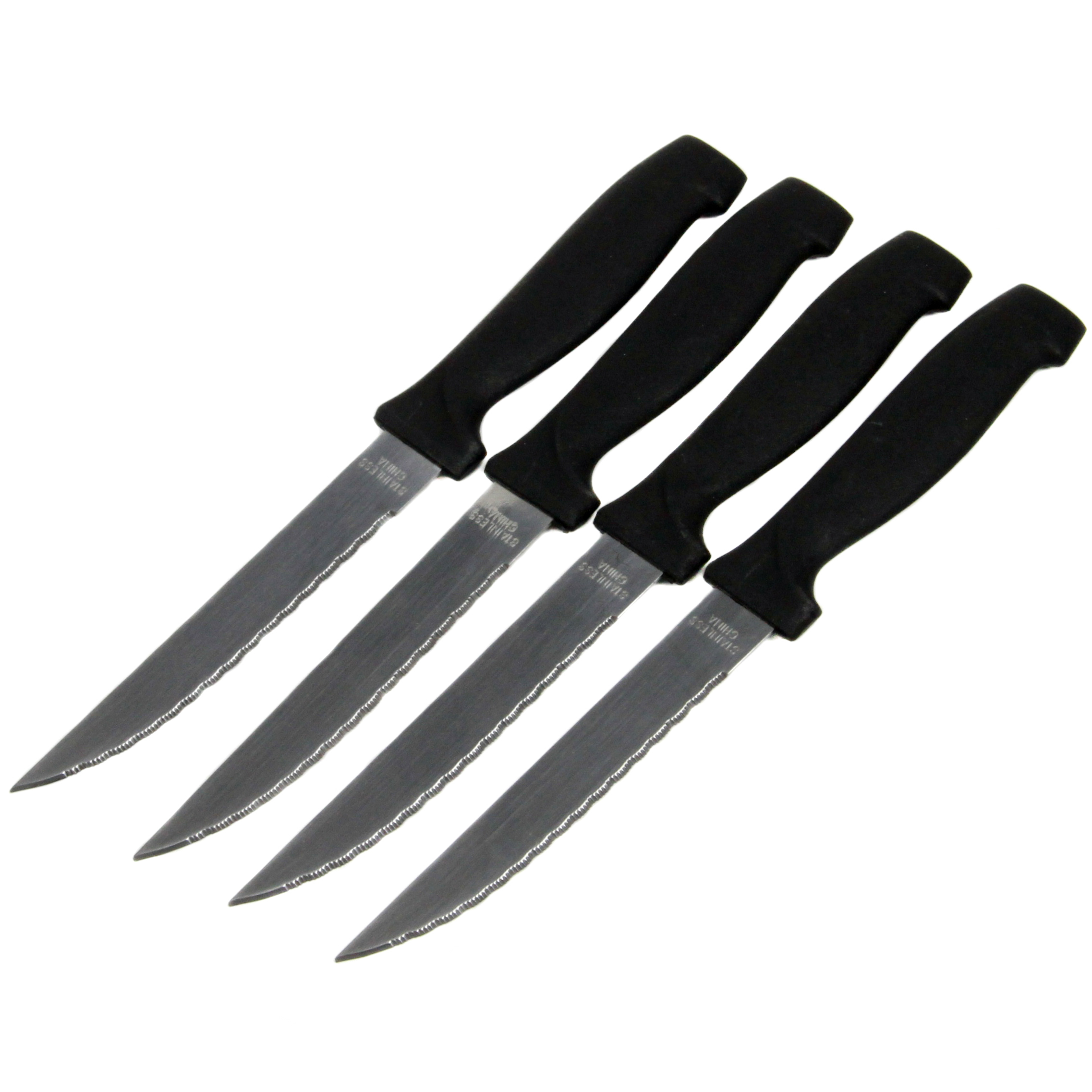 4 Piece Serated Stainless Steel Steak KNIFE Sets