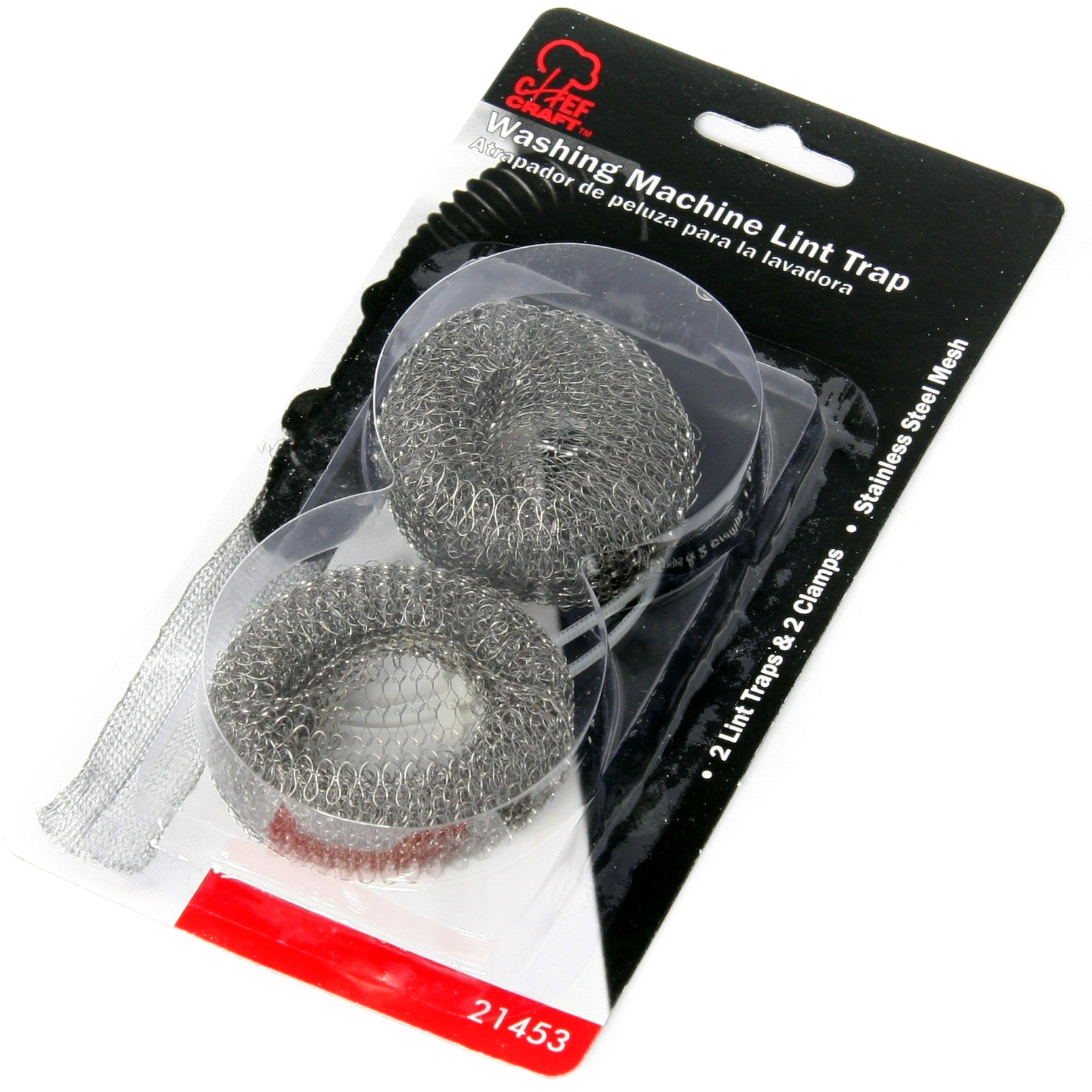 2 Piece Stainless Steel Mesh Lint Trap Sets